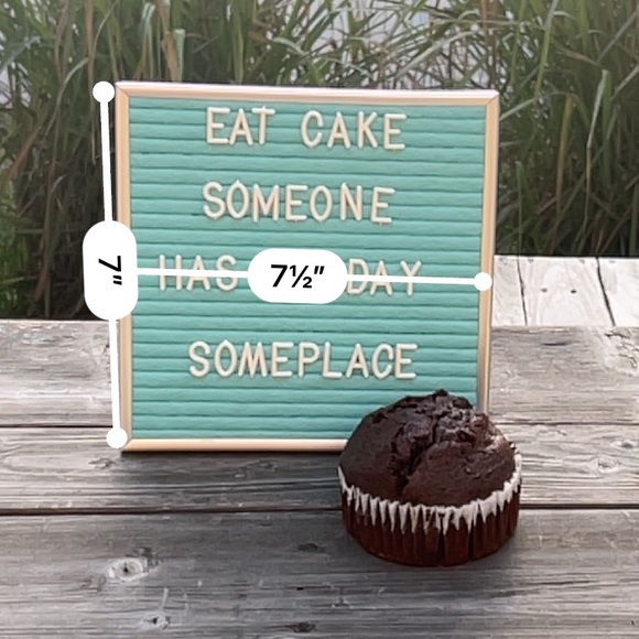 Felt board letter sign - Picture 2 of 2